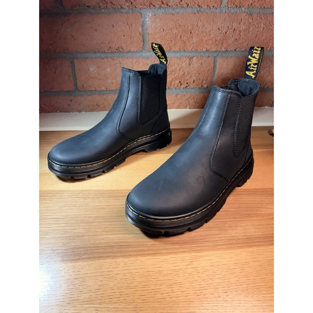 Size 9 - Men's Dr. Martens EMBURY Leather Casual Chelsea Boots (Ladies 10)
